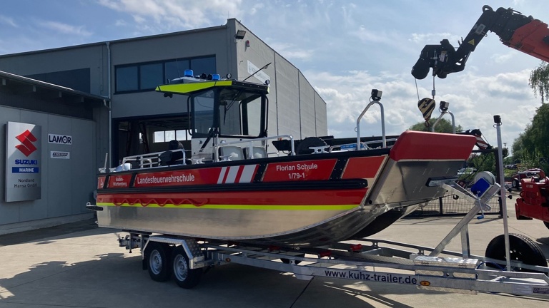 Anschaffung Mehrzweckboot Feuerwehr Zwingenberg