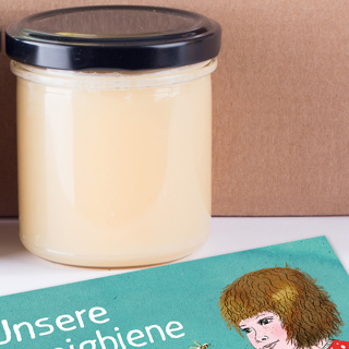 Ein Glas Summtgarter Demeter-Honig + Kinderbüchlein