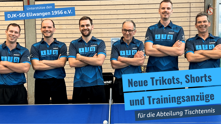 Neues Vereinsdress für die Tischtennis-Abteilung