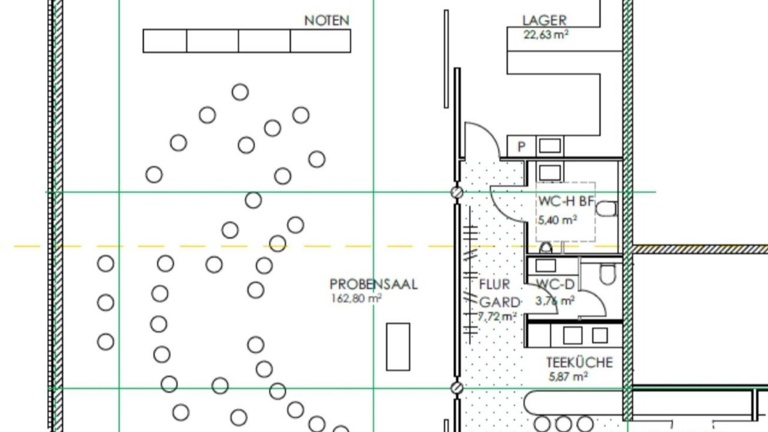 Archiv- und Notenschrank für unser neues Probelokal