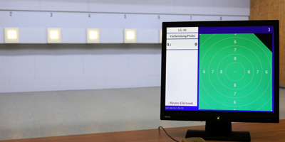 Elektronische Anlagen in der Luftgewehrhalle