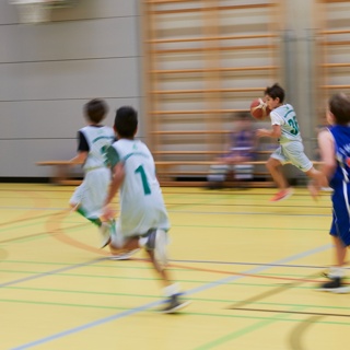 Hospitation bei einem Basketball-Training