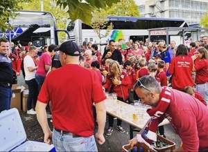 Vereinsfahrt zum Bundesligaspiel nach Mainz mit 250 Jugendlichen