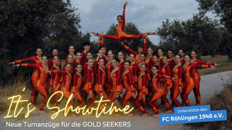 It&#039;s Showtime - Neue Turnanzüge für die GOLD SEEKERS