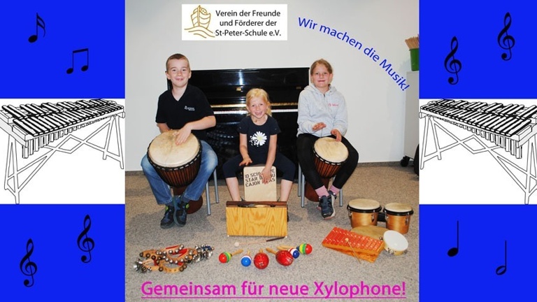 Neue Xylophone für unsere musikalische Grundschule
