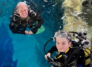 Tauchen & Schwimmen kann leben Retten