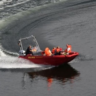 Motorbootfahrt mit dem DLRG Rettungsboot