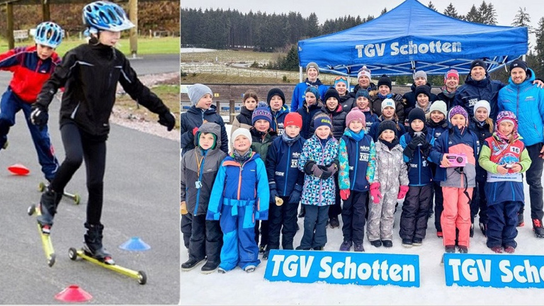 Rollski-Ausrüstung für die Ski-Kids des TGV Schotten