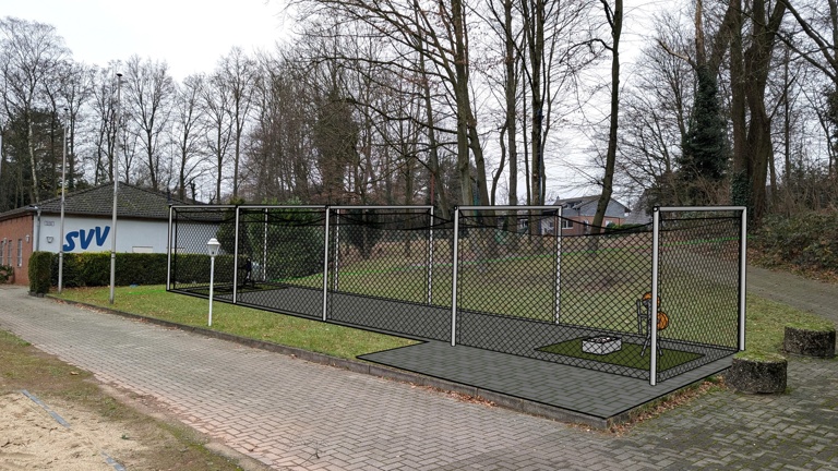Batting Cage für die Bottrop Blackjacks