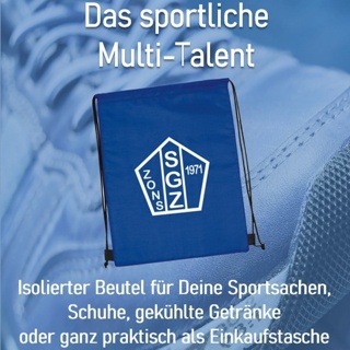 Sportbeutel mit Vereinslogo